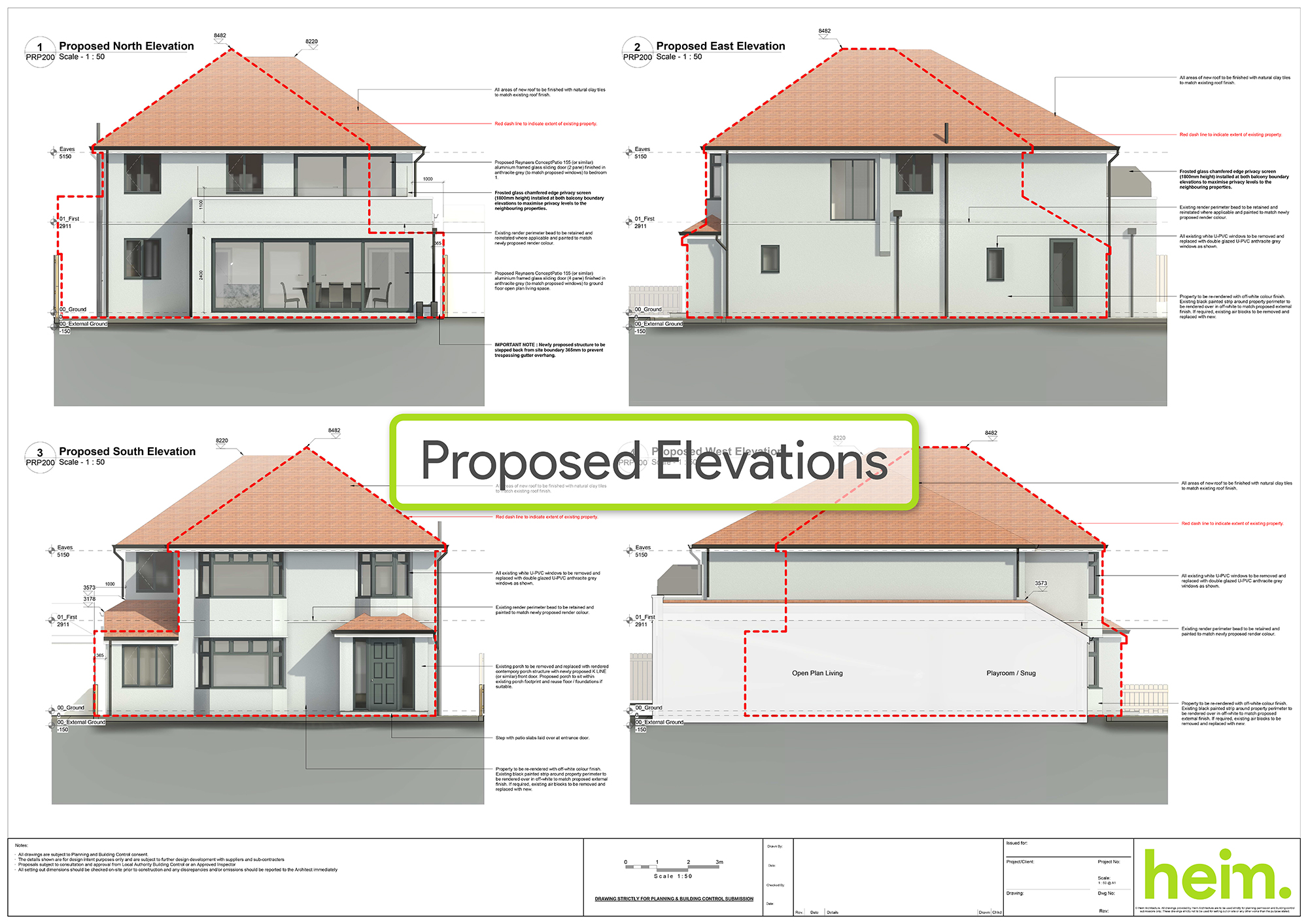 Proposed Elevations – Goat Train Project